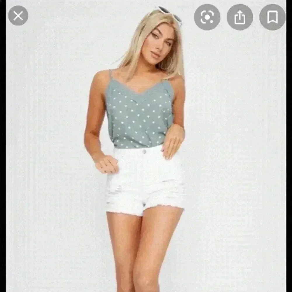 🌸3/$30🌸SWS | White ultra high rise shorts